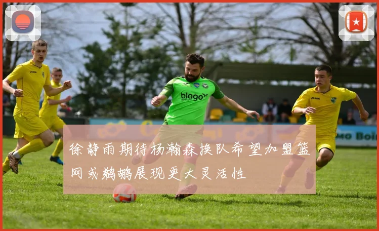 徐静雨期待杨瀚森换队希望加盟篮网或鹈鹕展现更大灵活性